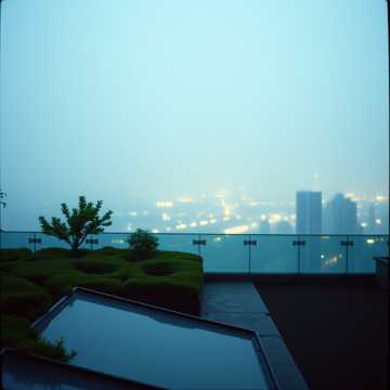 Sound of rain falling on a roof for sleeping
