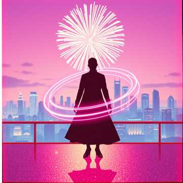 The beat drops right as fireworks explode in the sky
